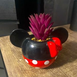 Faux Minnie Mouse Succulent Plant